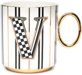 My Mug, Decorative Ceramic Coffee Mug with Handle,V