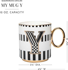 My Mug, Decorative Ceramic Coffee Mug with Handle,Y