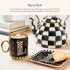 My Mug, Decorative Ceramic Coffee Mug with Handle,E