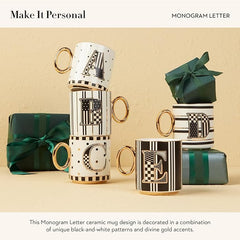 My Mug, Decorative Ceramic Coffee Mug with Handle,E