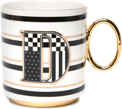 My Mug, Decorative Ceramic Coffee Mug with Handle,D