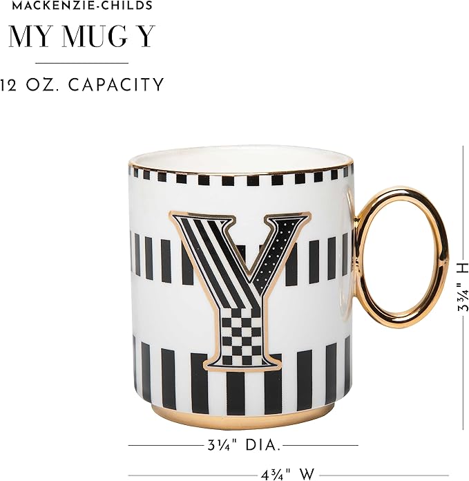 My Mug, Decorative Ceramic Coffee Mug with Handle,Y